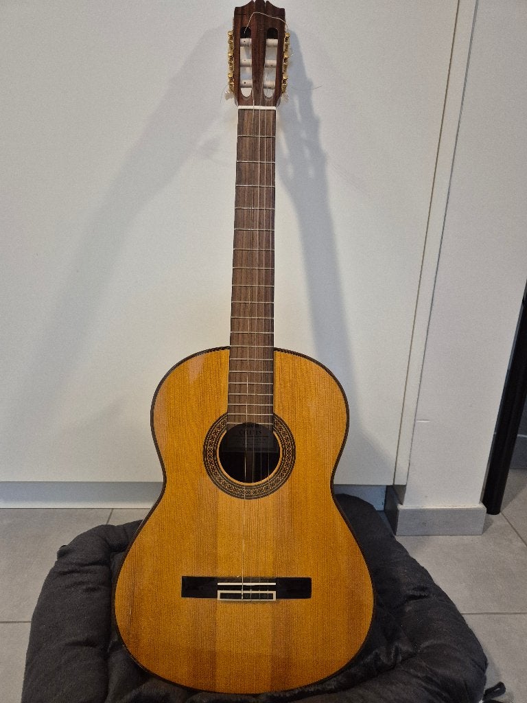 Akoustische gitaar yamaha, Muziek en Instrumenten, Snaarinstrumenten | Gitaren | Akoestisch, Ophalen, Gebruikt, Klassieke of Spaanse gitaar