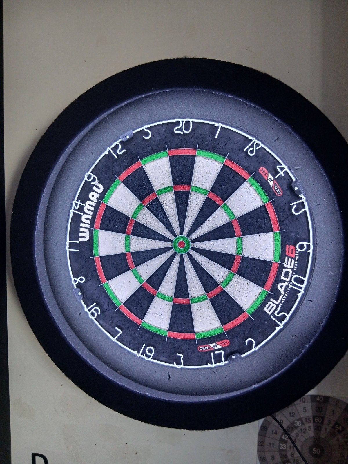 darts licht+surround in 1, Sport en Fitness, Darts, Ophalen, Gebruikt, Overige typen
