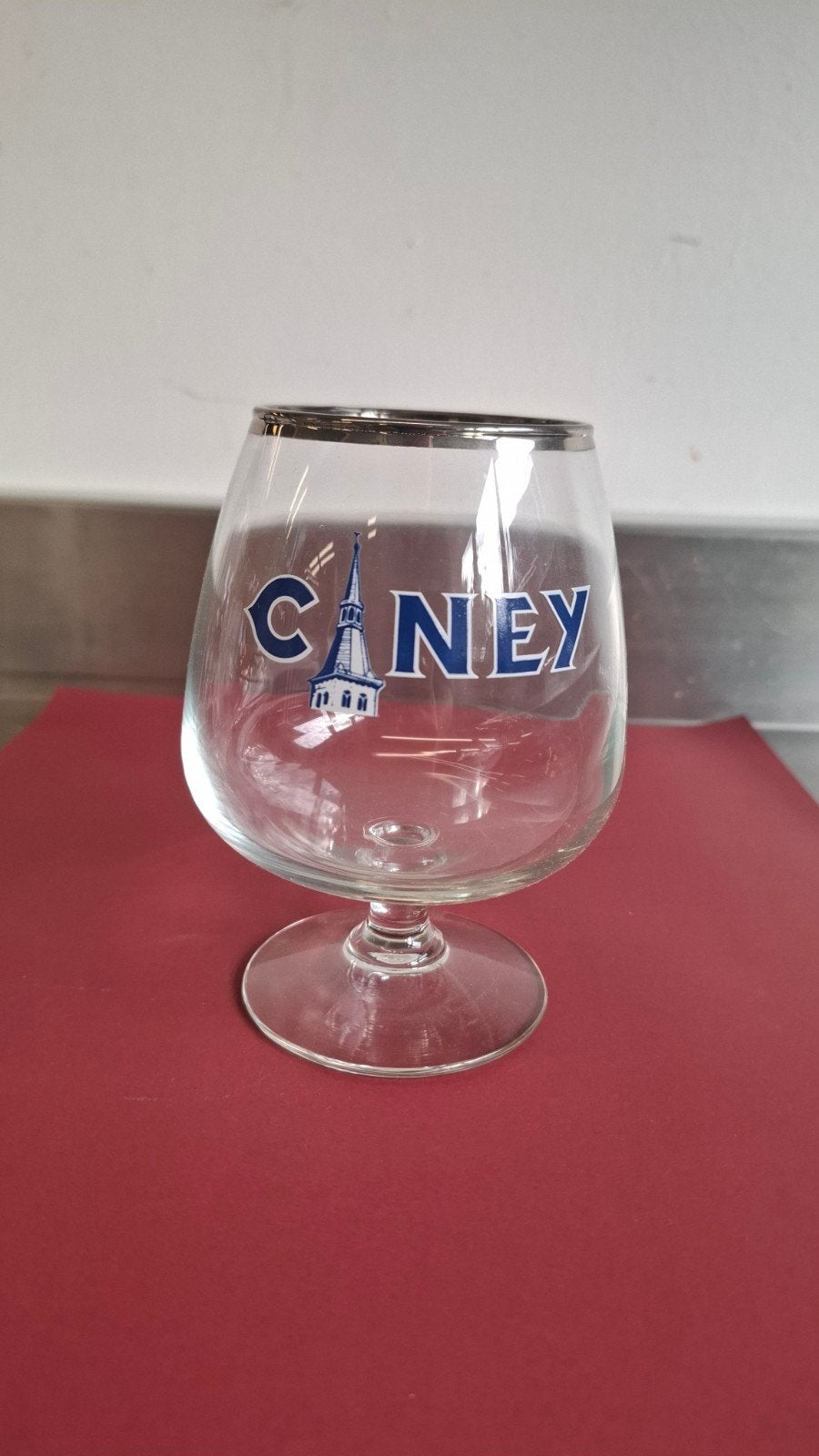bierglas Ciney  12 stuks, Verzamelen, Ophalen, Nieuw, Glas of Glazen, Overige merken