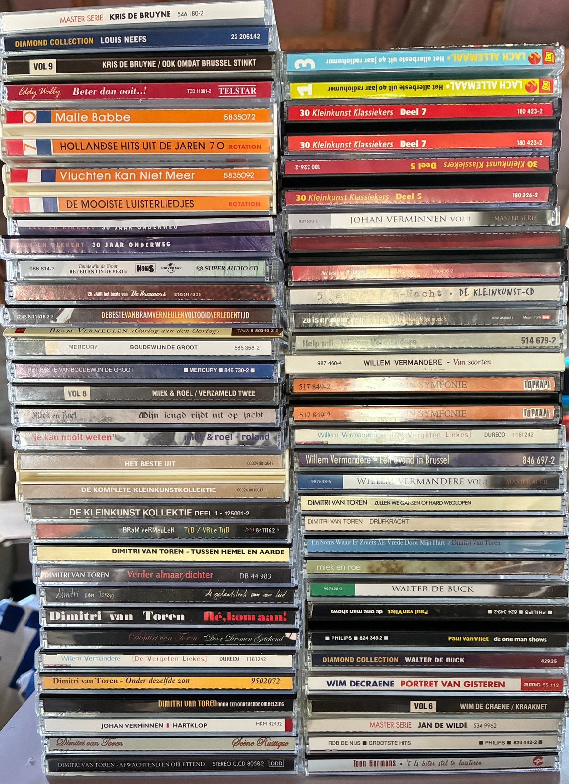 Grote partij CD's: Kleinkunst, Luisterlied & Klassiekers,, Cd's en Dvd's, Ophalen of Verzenden, Zo goed als nieuw