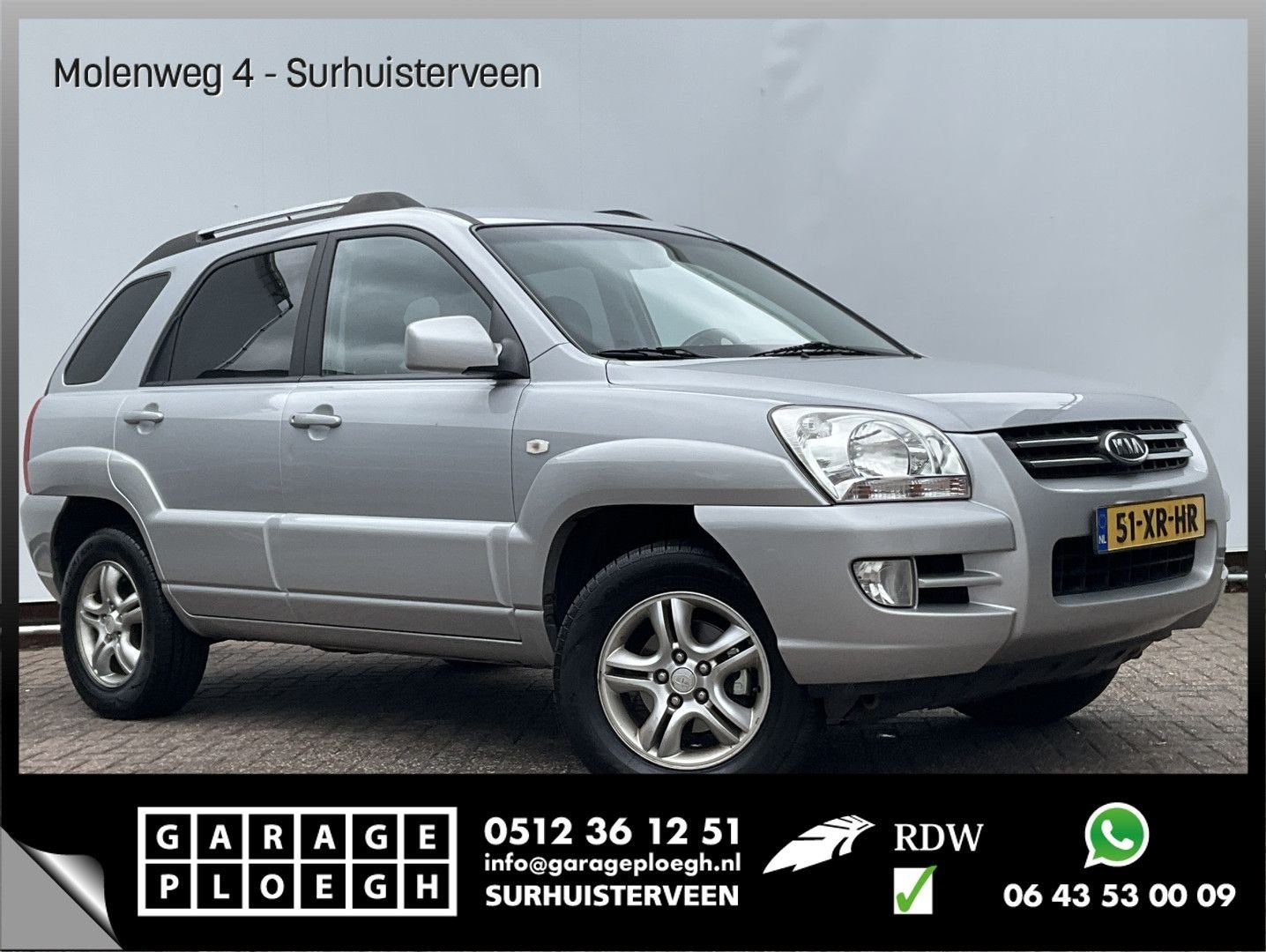 Kia Sportage 2.0 CVVT Comfort Hoge zit Trekhaak Clima Cruise, Autos, Kia, Argent ou Gris, Achat, Entreprise, 190 g/km