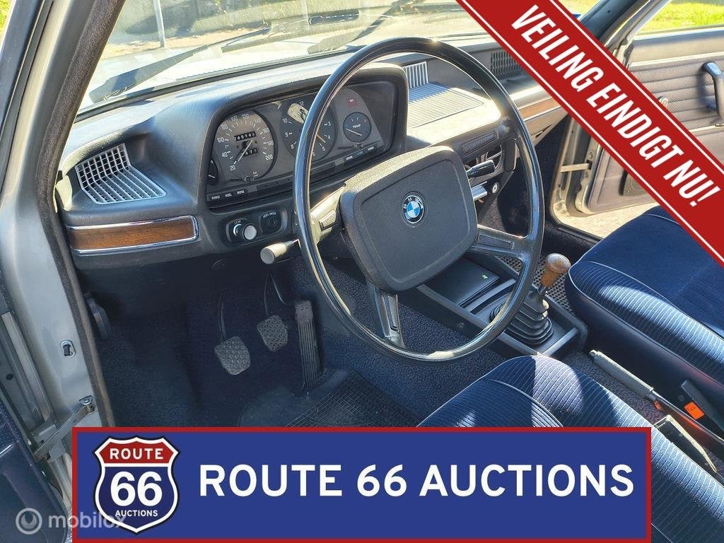 BMW 520 | 1974 | Route 66 Auctions, Achat, Entreprise, Boîte manuelle, Autre carrosserie