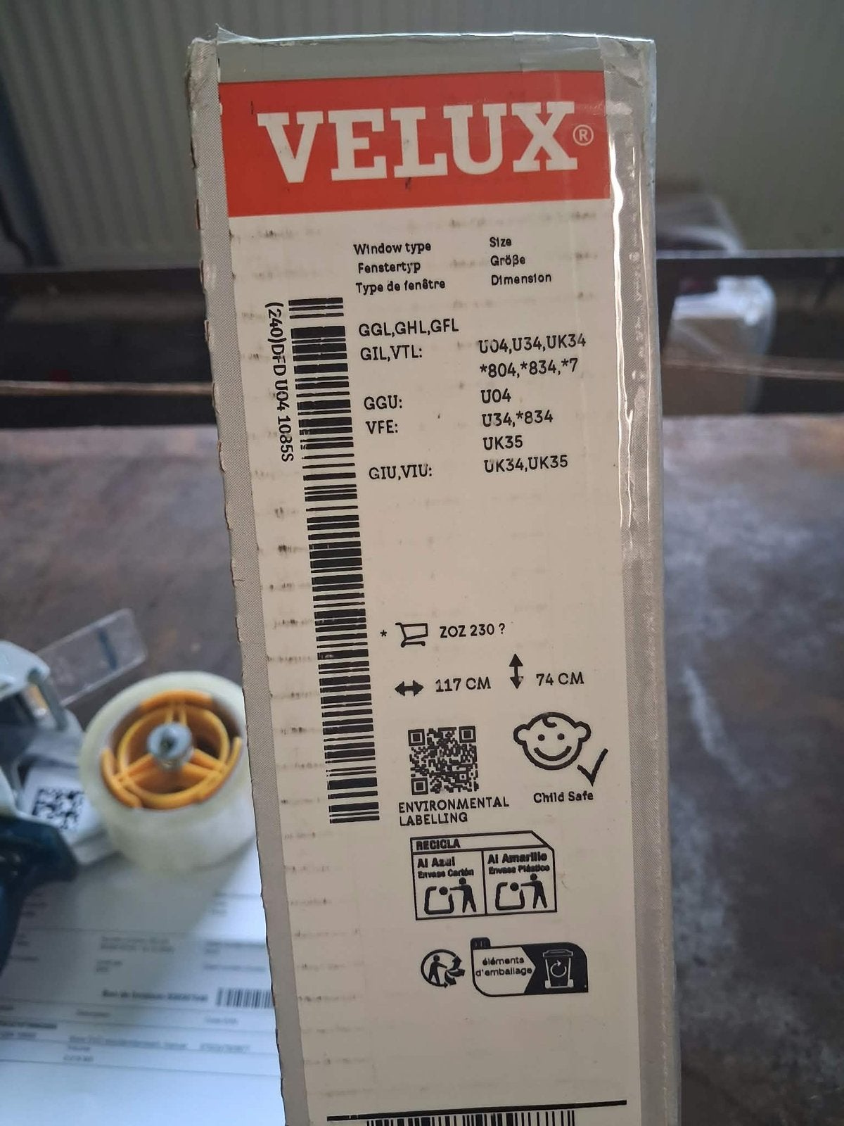 Store velux duo, Neuf, Enlèvement, Autres types, 80 à 120 cm