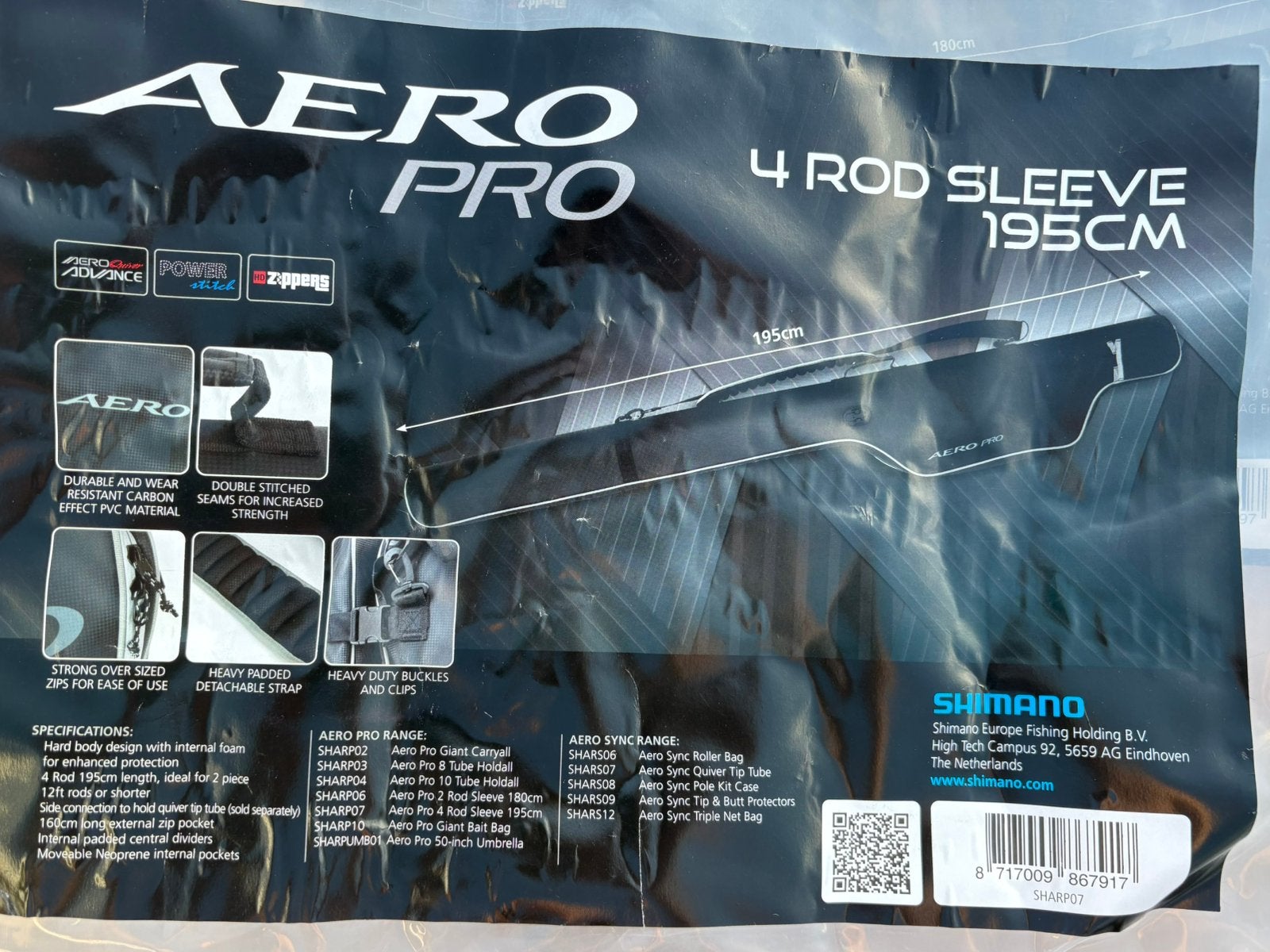 Shimano Aero Pro rod sleeve 195 cm feeder foudraal, Ophalen, Nieuw