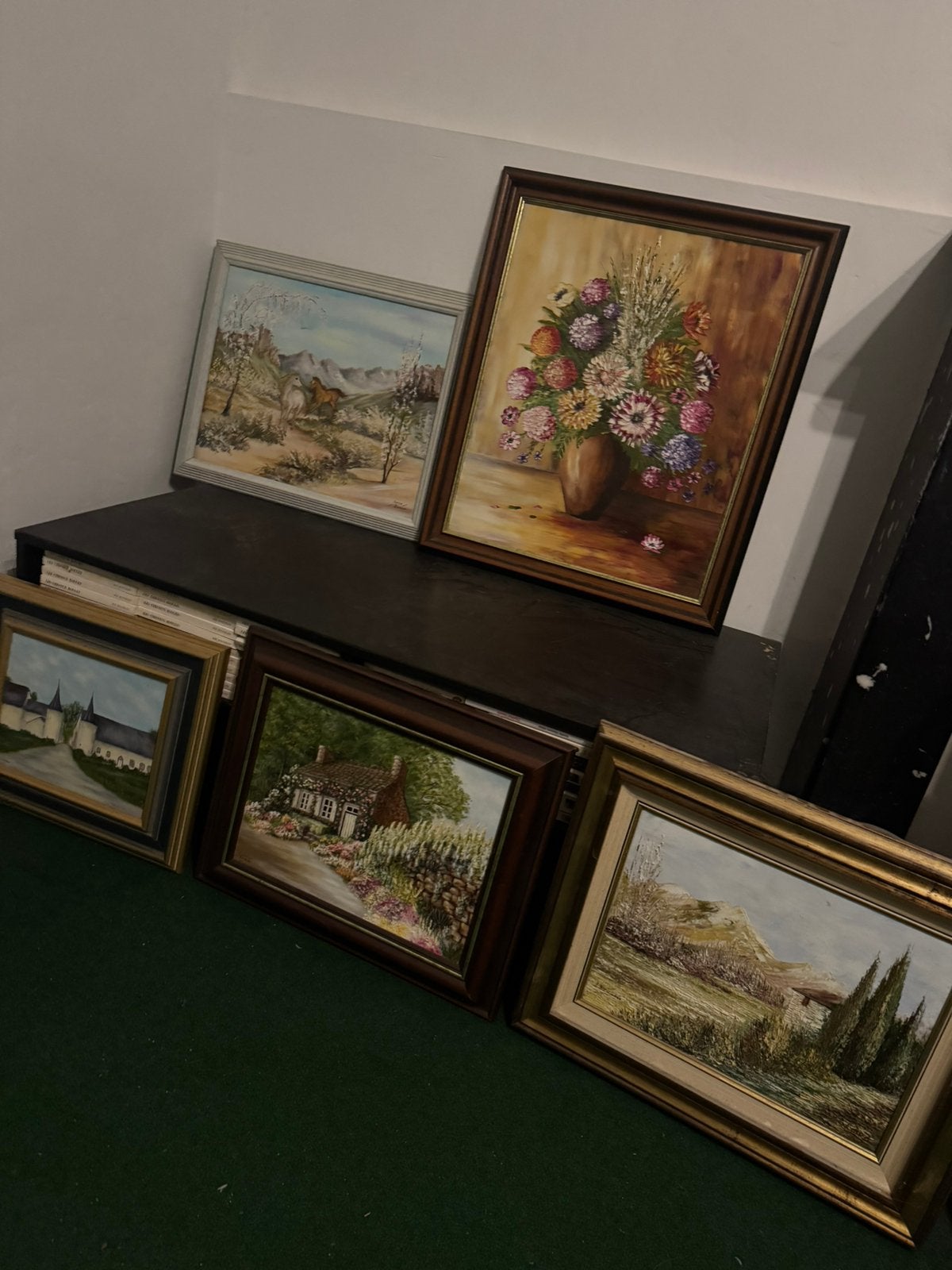 Tableaux / Peintures encadrés Prix fixe Super affaire, Antiquités & Art, Enlèvement, Classique, Avec passe-partout, Fleurs