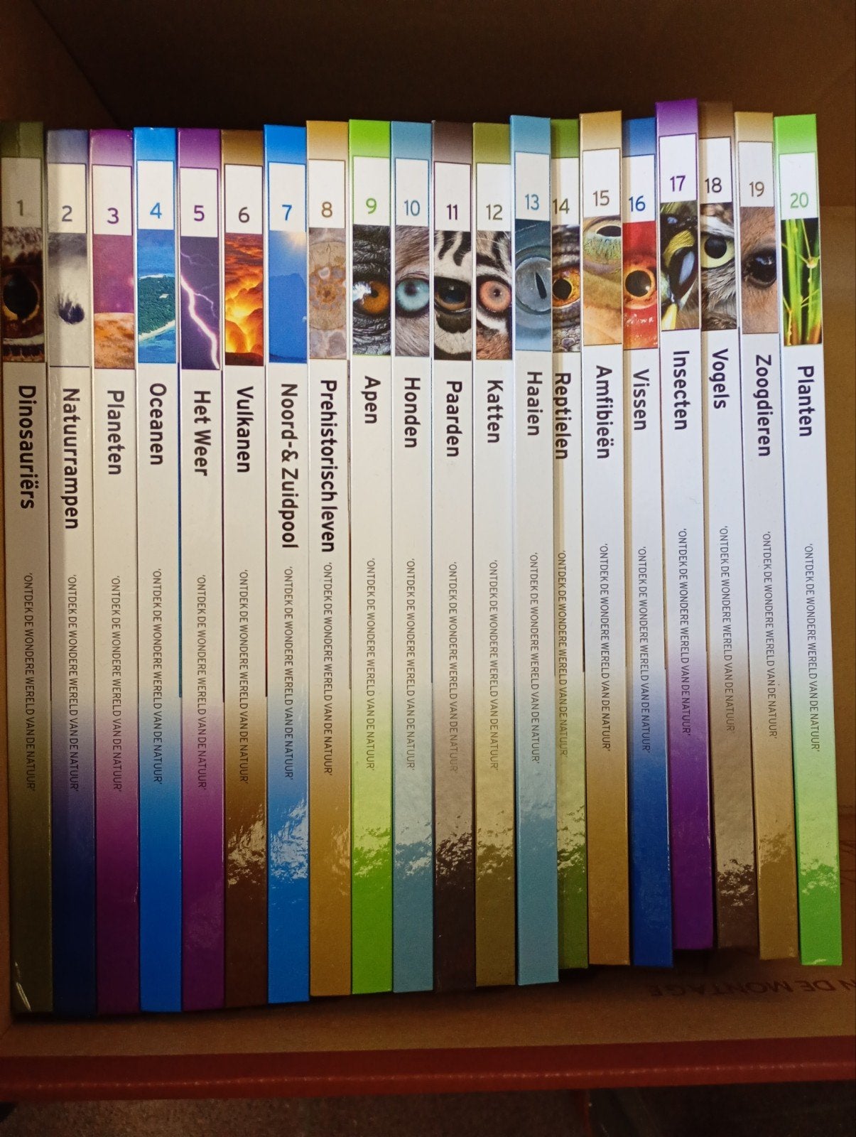 Reeks boeken met dvd over natuur, Ophalen of Verzenden, Zo goed als nieuw