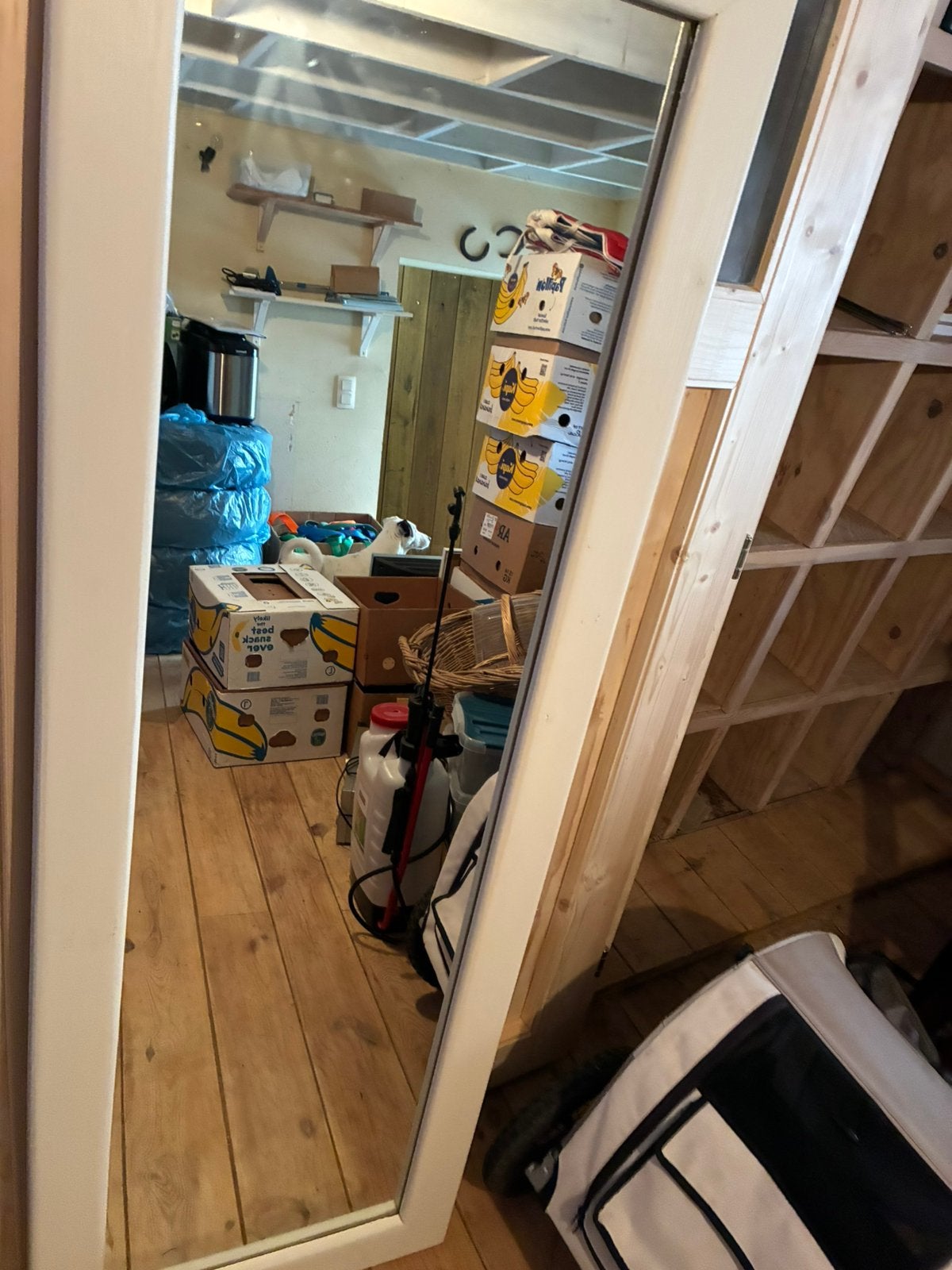 Houten spiegel, Huis en Inrichting, Ophalen, Nieuw