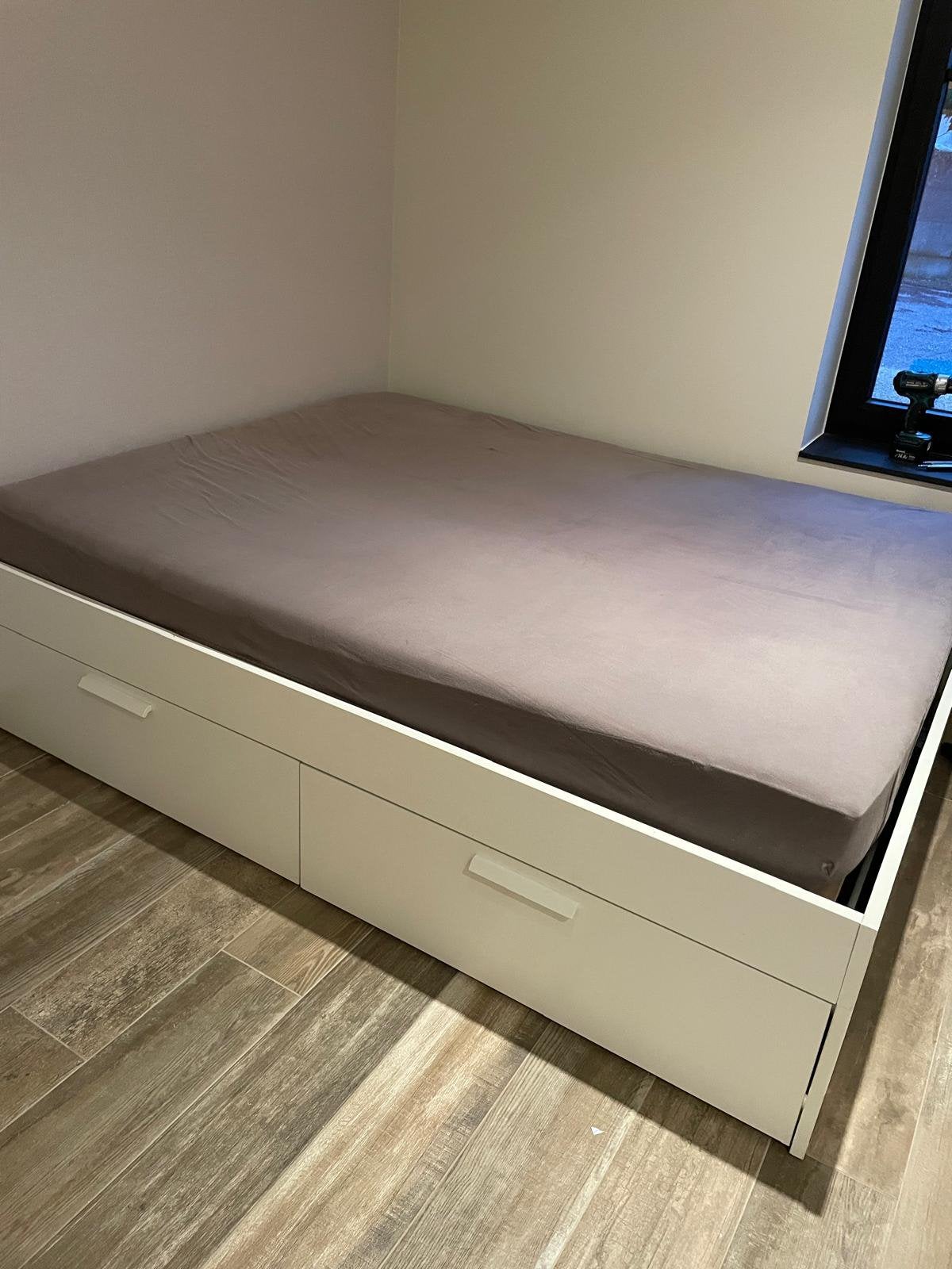 Bed Ikea Brimnes (160 x200), Ophalen, Gebruikt