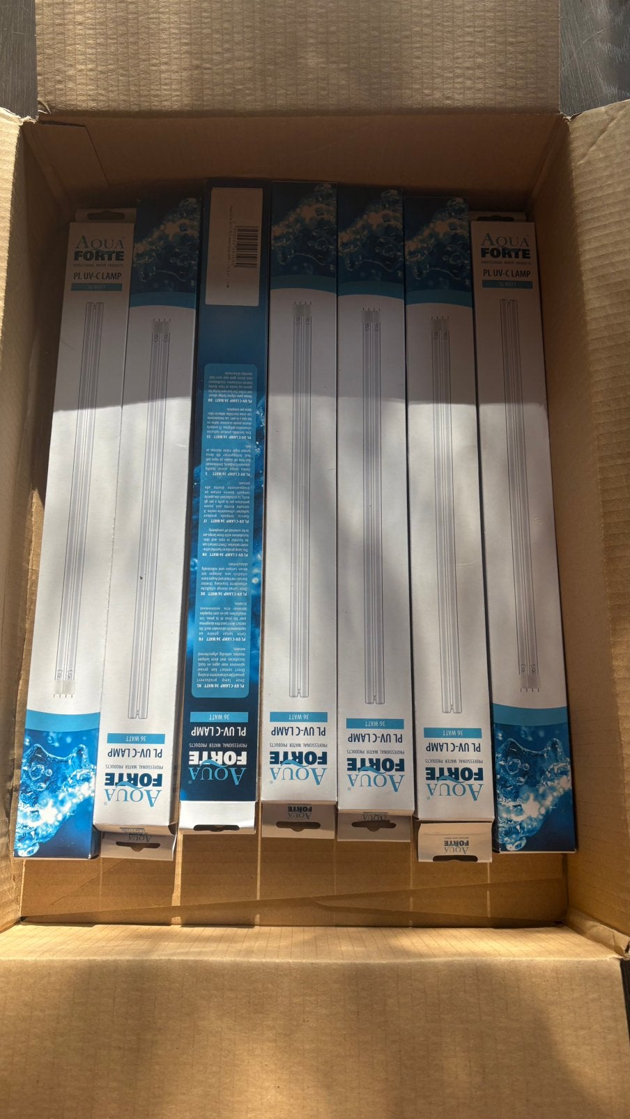 7 nouvelles lampes UV-C AquaForte 36W pour bassins, Enlèvement ou Envoi, Neuf, Pompe de bassin