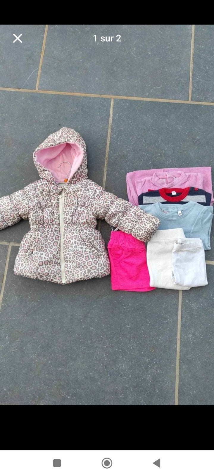 vêtements fille taille 12 mois, Enlèvement, Fille, Manteau