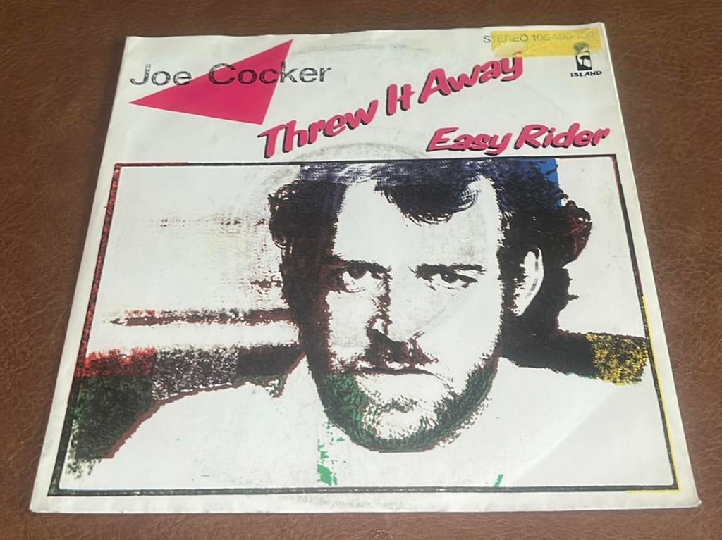 Joe Cocker ‎– Threw It Away - 7” vinyl single - DE, Enlèvement ou Envoi, Utilisé