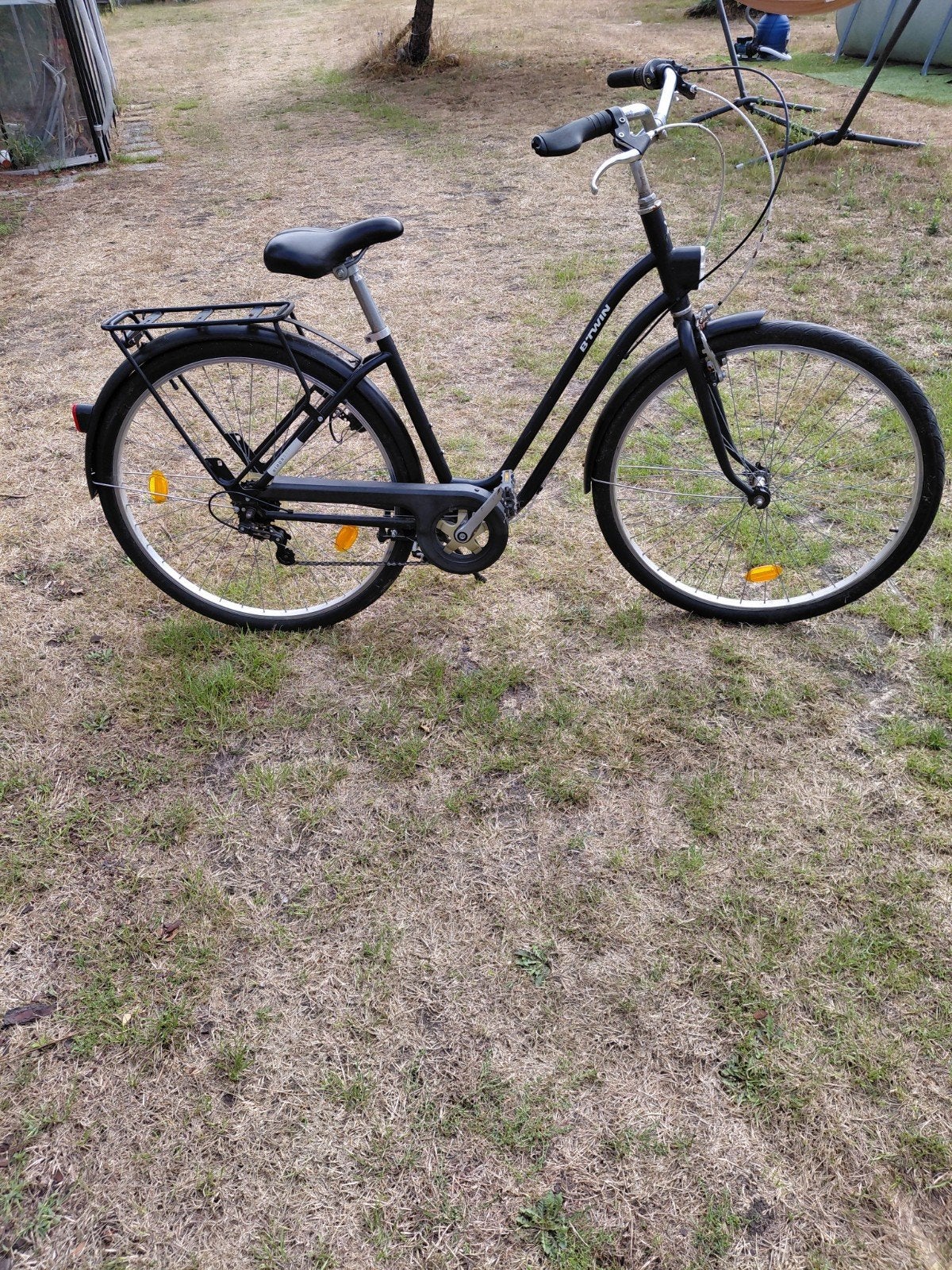 dames of meisjesfiets B twin met 6 versnellingen, Enlèvement, Utilisé, Frein sur jante, Vitesses