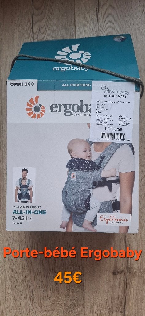Porte-bébé Ergobaby, Autres marques, Porte-bébé, Comme neuf, Enlèvement