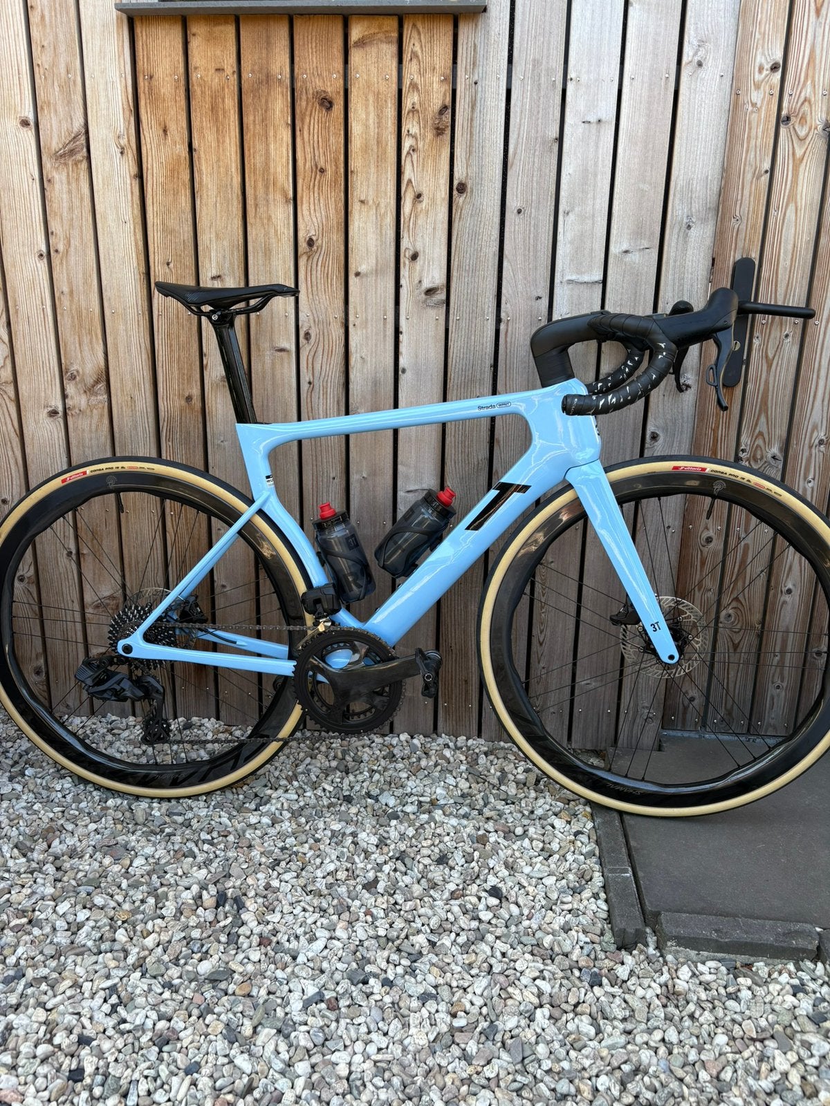 €1500,- korting!!! 3T Strada Campagmolo Record WRL 13s M, Fietsen en Brommers, Fietsen | Racefietsen, Overige merken, 28 inch