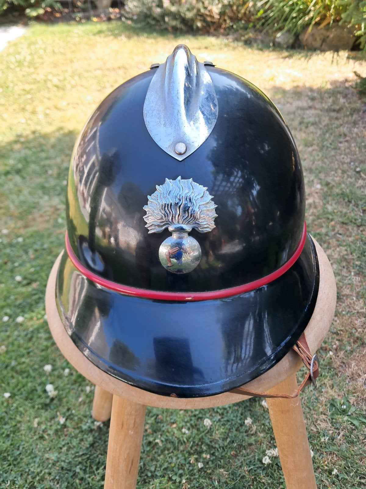 Rijkswacht parade helm, Verzamelen, Ophalen of Verzenden, Rijkswacht