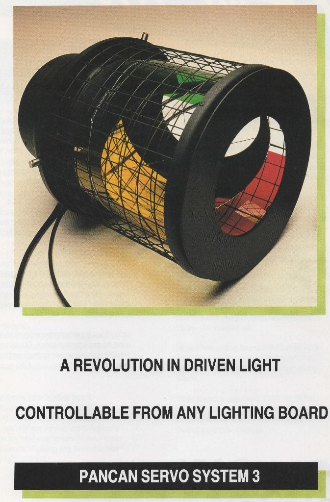wellicht eerste "Moving Head": Pancan-3 + Touchstone, Muziek en Instrumenten, Ophalen of Verzenden, Gebruikt, Licht, Kleur