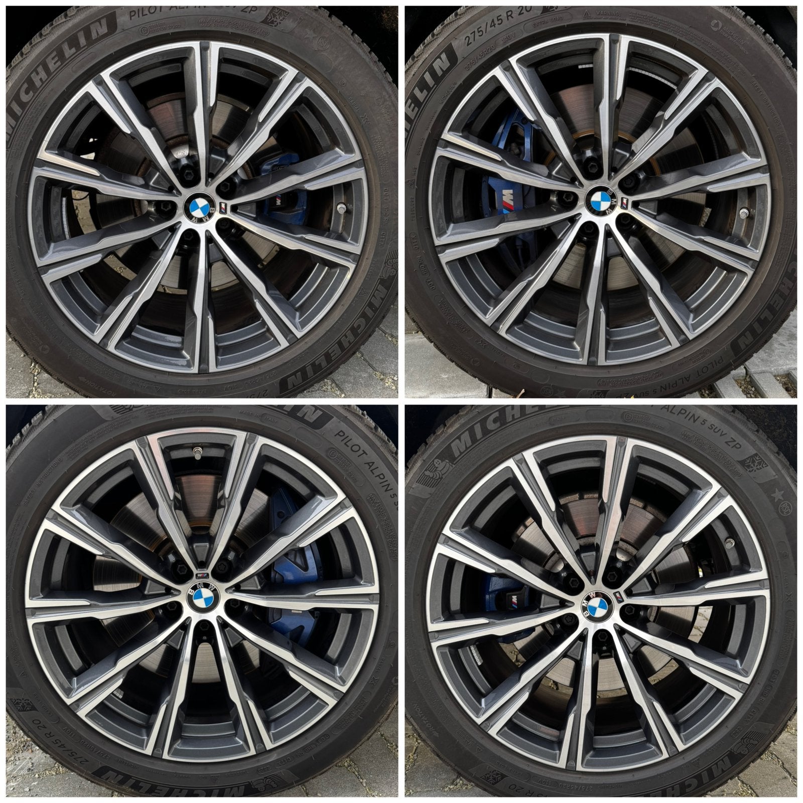 BMW X5 X6 G05 G06 winterwielenset 20" Star Spoke 740M 6mm, Ophalen, Winterbanden