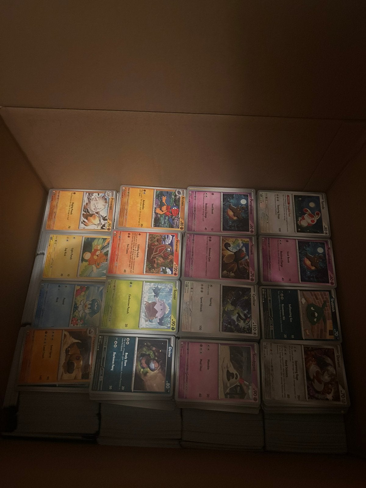 Grote bulk pokemon kaarten +-13350stuks, Ophalen, Zo goed als nieuw, Meerdere kaarten