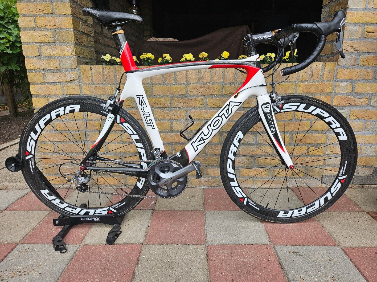 Mooie Kuota Kult Carbon Racefiets – Maat L – Volledig Shiman, 28 inch, Gebruikt, Carbon, 53 tot 57 cm