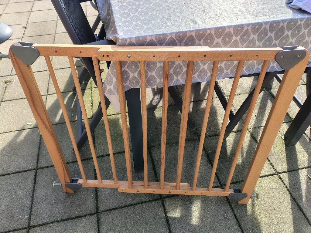 traphekje, Ophalen, Gebruikt, Hout, Klemhekje