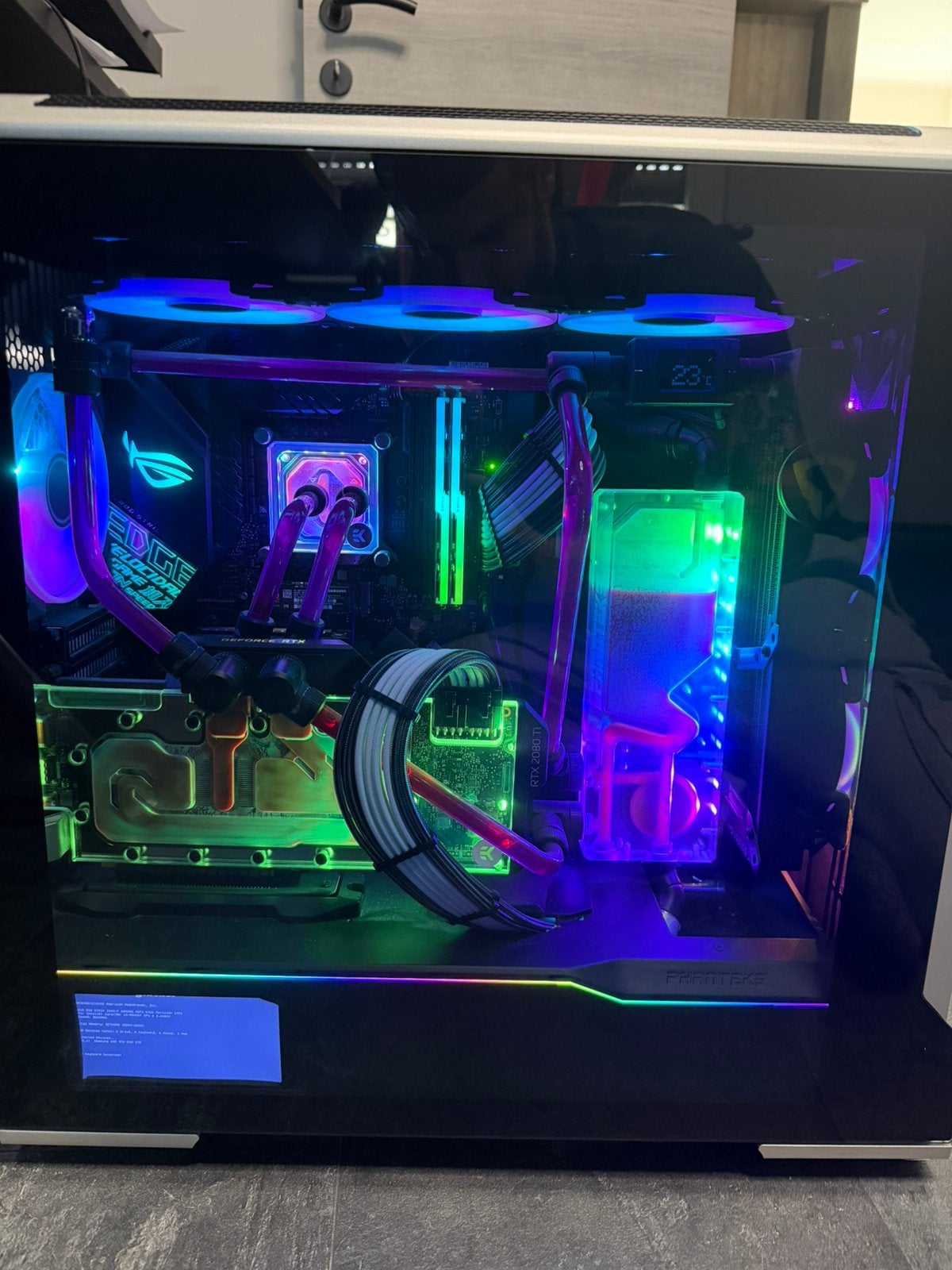 Phanteks Enthoo evolve gaming pc watercooled, Computers en Software, Ophalen, Zo goed als nieuw, Gaming, Custom build