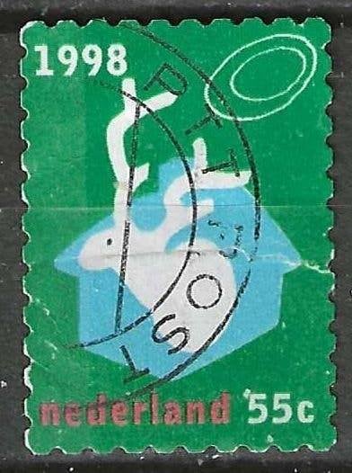 Pays-Bas 1998 - Yvert 1670 - Un renne à Huis (ST), Envoi, Affranchi