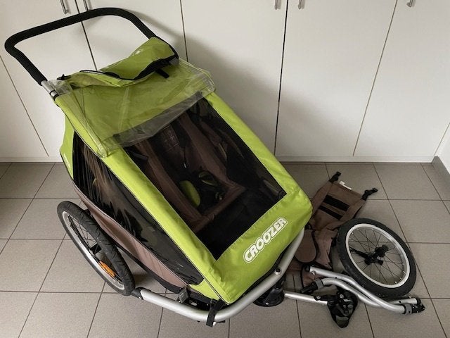 croozer fietskar/wandelkar met hangmat, Vélos & Vélomoteurs, Accessoires vélo | Remorques, 40 à 60 kg, Pliable, Croozer, Enlèvement