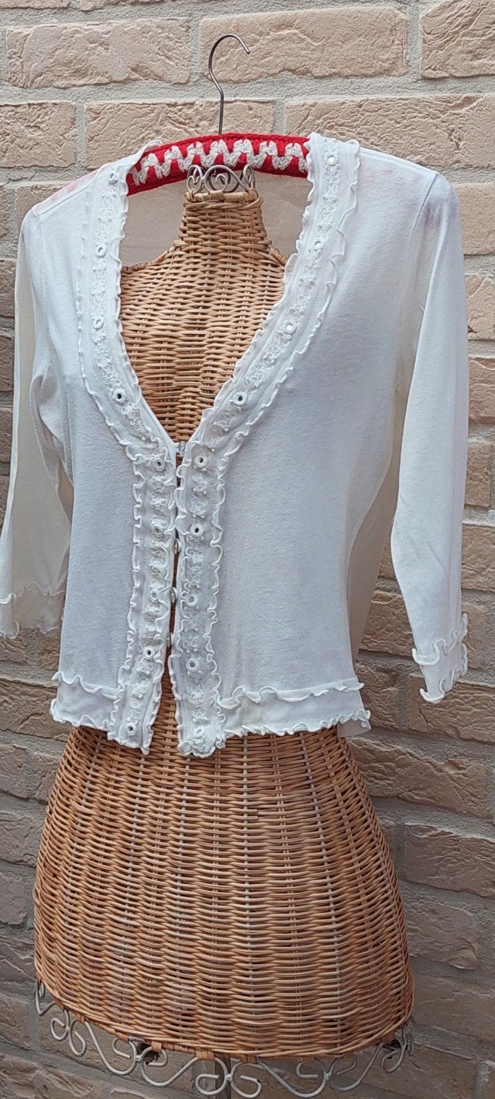 vestje maat s sandwich, Enlèvement ou Envoi, Taille 36 (S), Comme neuf, Blanc