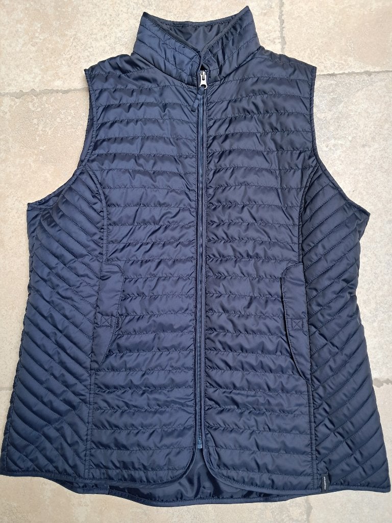 Merk Fouganza blauwe bodywarmer mt Large, Kleding | Dames, Ophalen of Verzenden, Nieuw, Maat 42/44 (L), Blauw