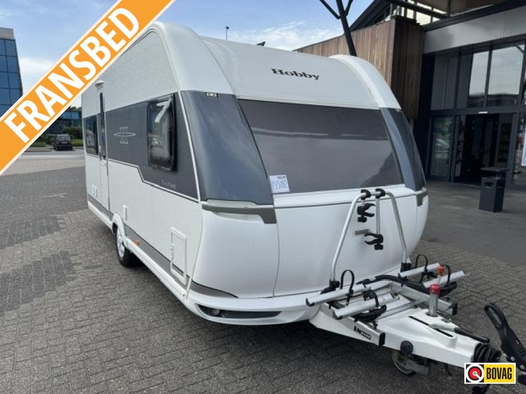 Hobby Excellent 495 UFE 2014 MOVER + LUIFEL!, Vast bed, Rondzit, Hobby, Schokbreker