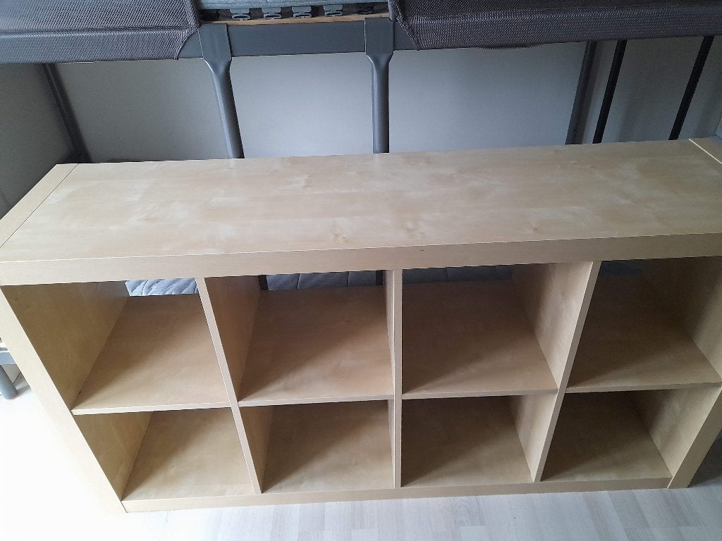 Kallax kast 4X2 vakken, Maison & Meubles, Enlèvement, Comme neuf, Autres essences de bois, Avec tablette(s)