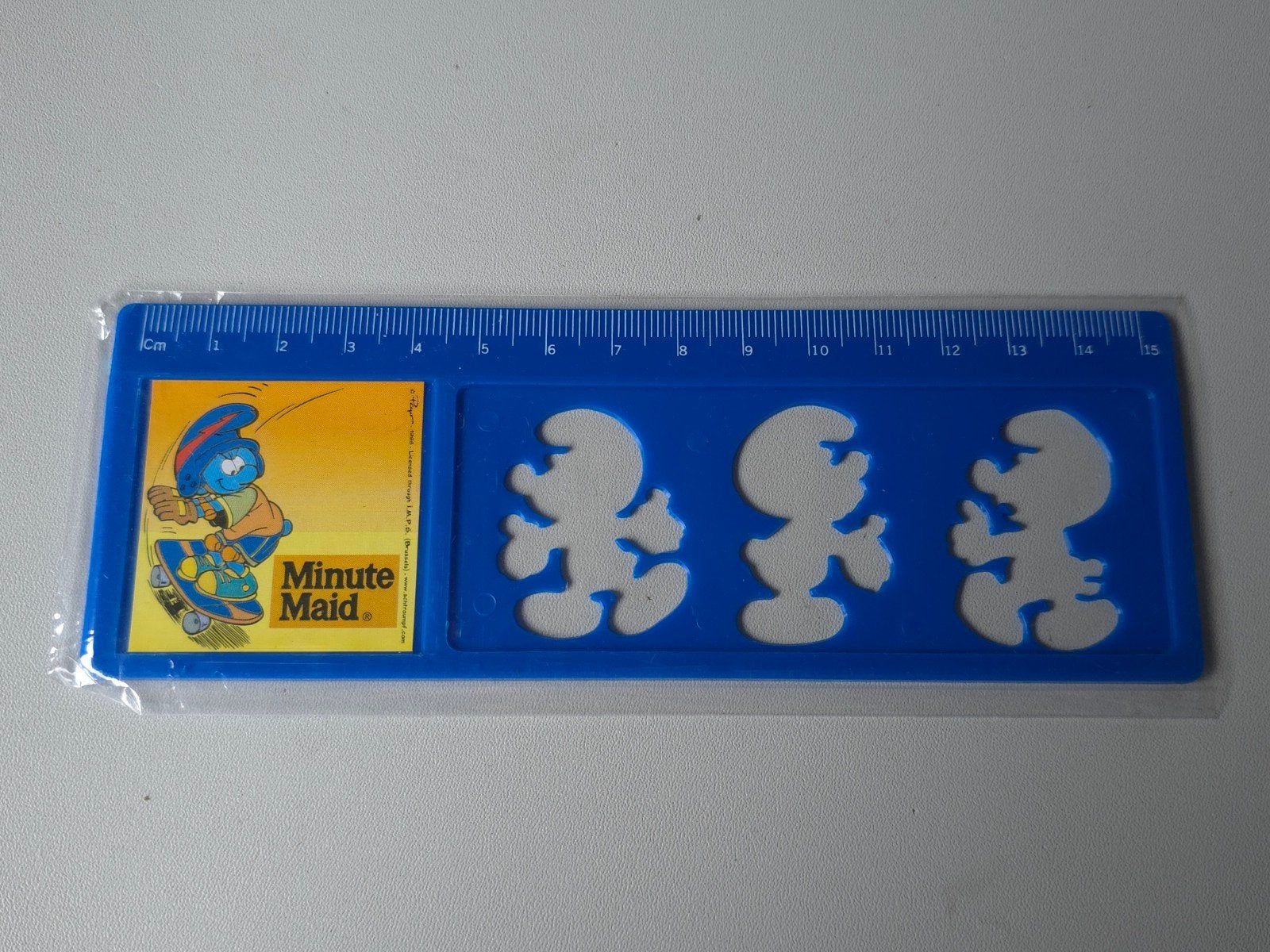 Petite latte bleue Schtroumpf, Verzenden, Nieuw, Overige Smurfen, Gebruiksvoorwerp