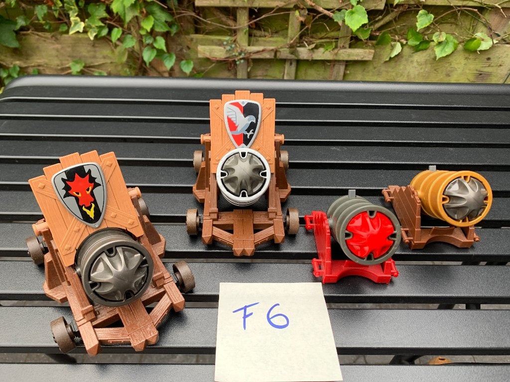 PLAYMOBIL F6: LOT 4 RIDDERKANONNEN, Kinderen en Baby's, Ophalen of Verzenden, Nieuw, Losse onderdelen