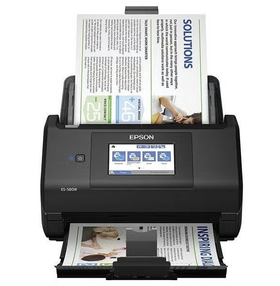 Epson WorkForce ES-580W — A4 duplex-scanner · Wi-Fi & touch, Enlèvement, Comme neuf, Scanner de documents