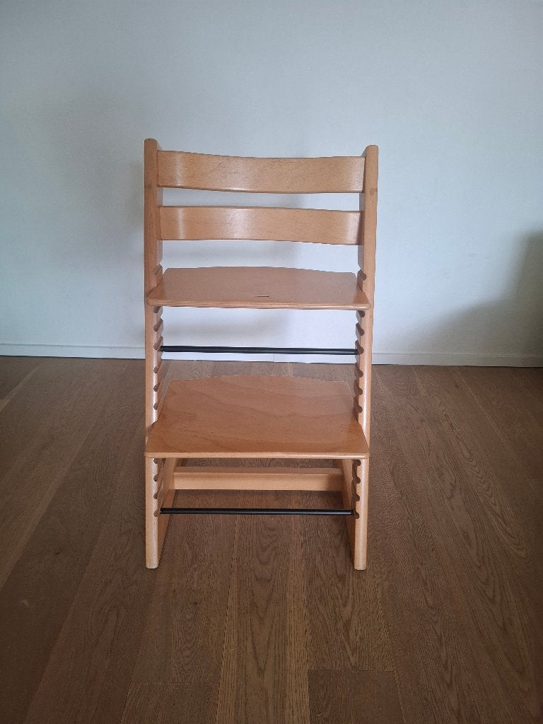 Stokke Tripp Trapp kinderstoel, Kinderen en Baby's, Kinderstoelen, Ophalen, Gebruikt, Meegroeistoel, Aanschuifbaar
