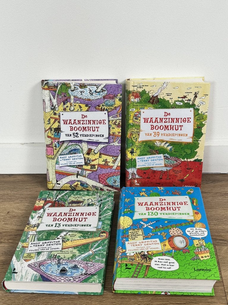 4 boeken van de Waanzinnige Boomhut, Boeken, Ophalen of Verzenden, Gelezen