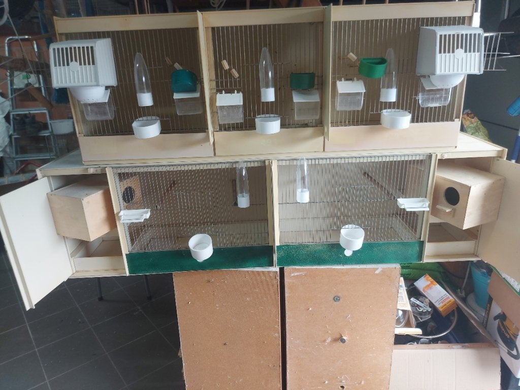 2 pvc kweekkooien, Dieren en Toebehoren, Ophalen, Gebruikt, Kunststof, Broedkooi of Kweekkooi