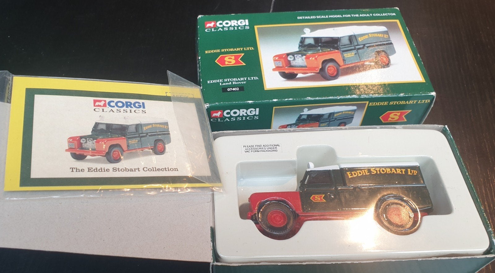 Corgi 1/43 land Rover - Eddie Strobart, Enlèvement