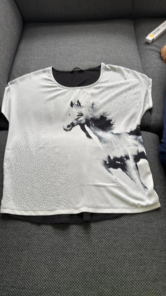 Desigual T-shirt, Maat 38/40 (M), Wit, Ophalen of Verzenden, Zo goed als nieuw