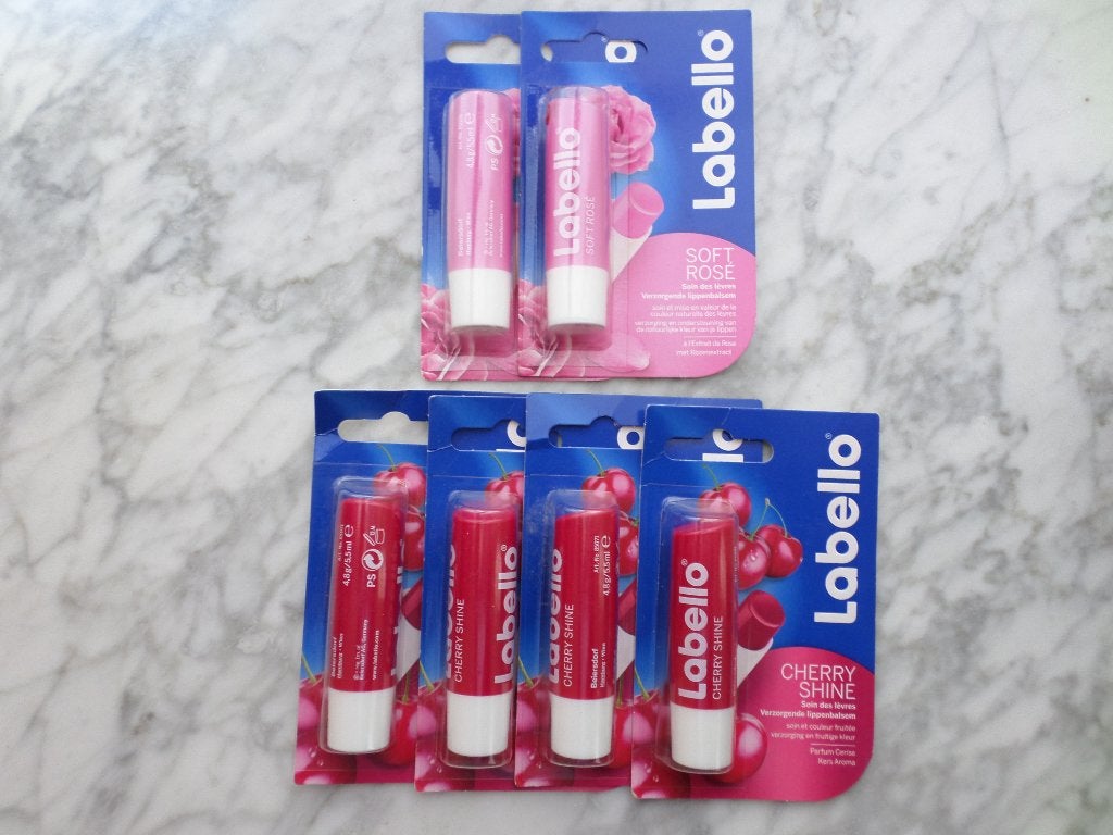 Baumes à lèvres Labello Cherry Shine Soft Rosé soin lèvres, Enlèvement ou Envoi, Lèvres, Accessoires, Neuf