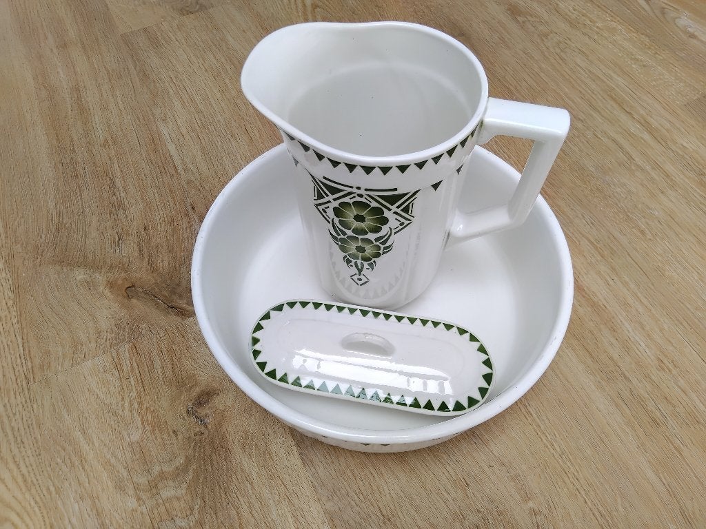 Lampetkan/set art deco, Antiek en Kunst, Ophalen