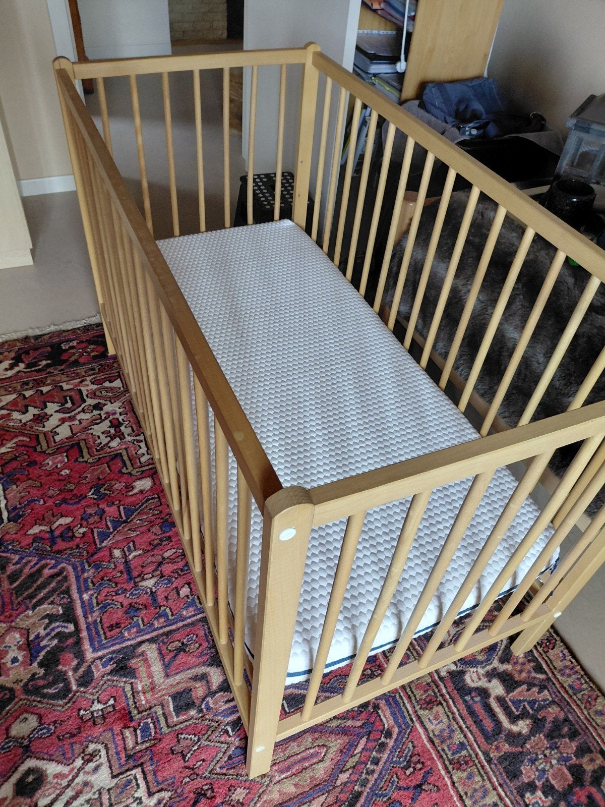 kinderbedje met aerosleepmatrasje, Kinderen en Baby's, Ophalen, Zo goed als nieuw, Matras