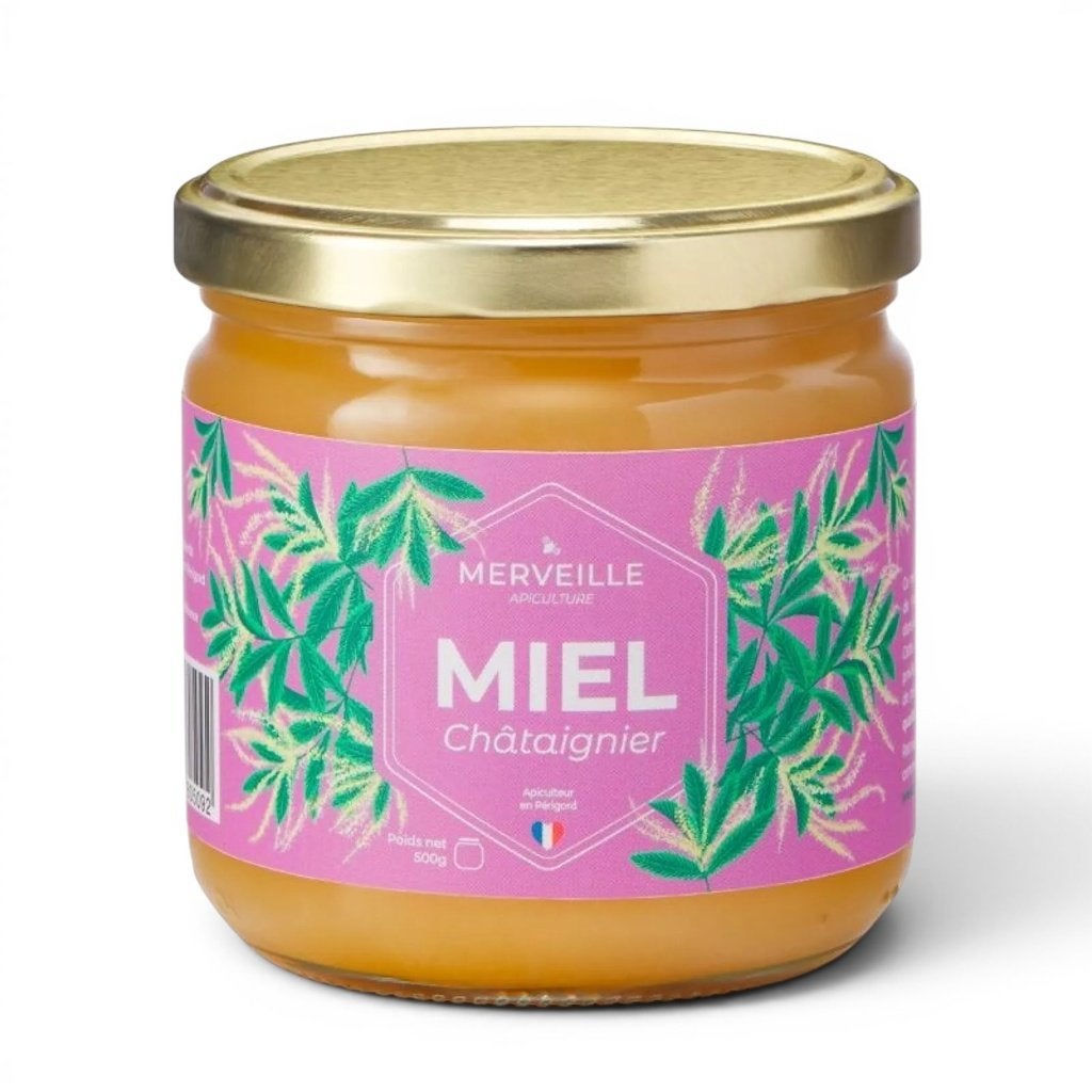 Miel de châtaignier du Périgord 500g, Divers, Enlèvement ou Envoi