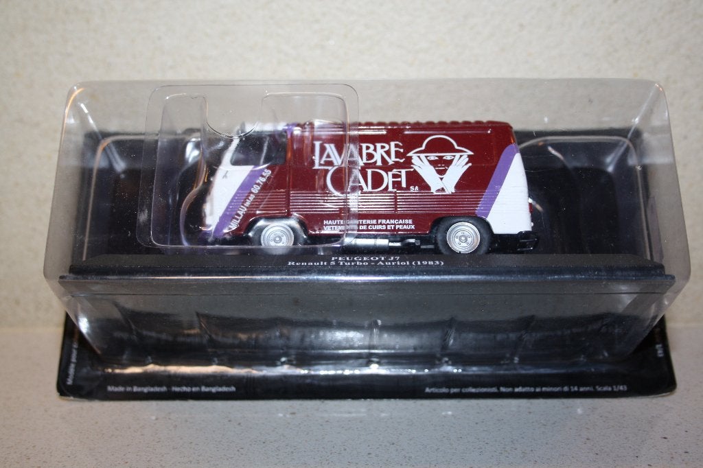 1:43 Peugeot J7 Renault 5 turbo rally assistance 1983. nieuw, Ophalen of Verzenden, Nieuw, Auto