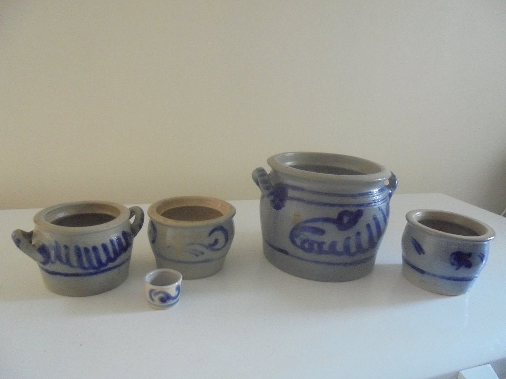 Pots en grès salé anciens, Enlèvement