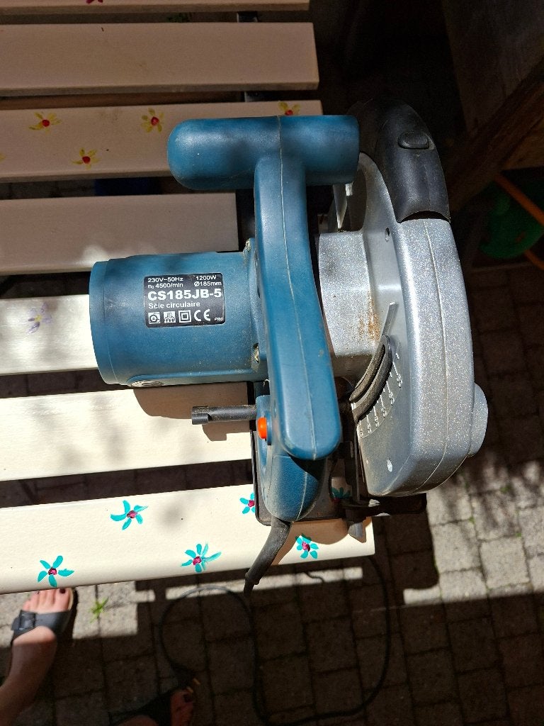 Cirkelzaag NORTECH met nieuwe bladen (VONROC), Doe-het-zelf en Bouw, Gereedschap | Zaagmachines, Ophalen, Gebruikt, Cirkelzaag