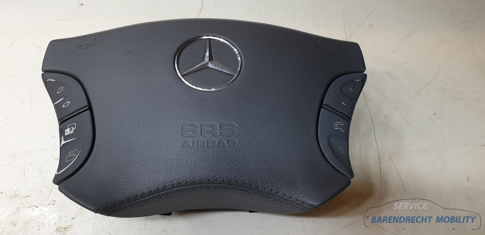 Airbag de volant en cuir gris pour Mercedes Classe S W220 (A, Autos : Pièces & Accessoires, Mercedes-Benz AG, Mercedes-Benz, Utilisé