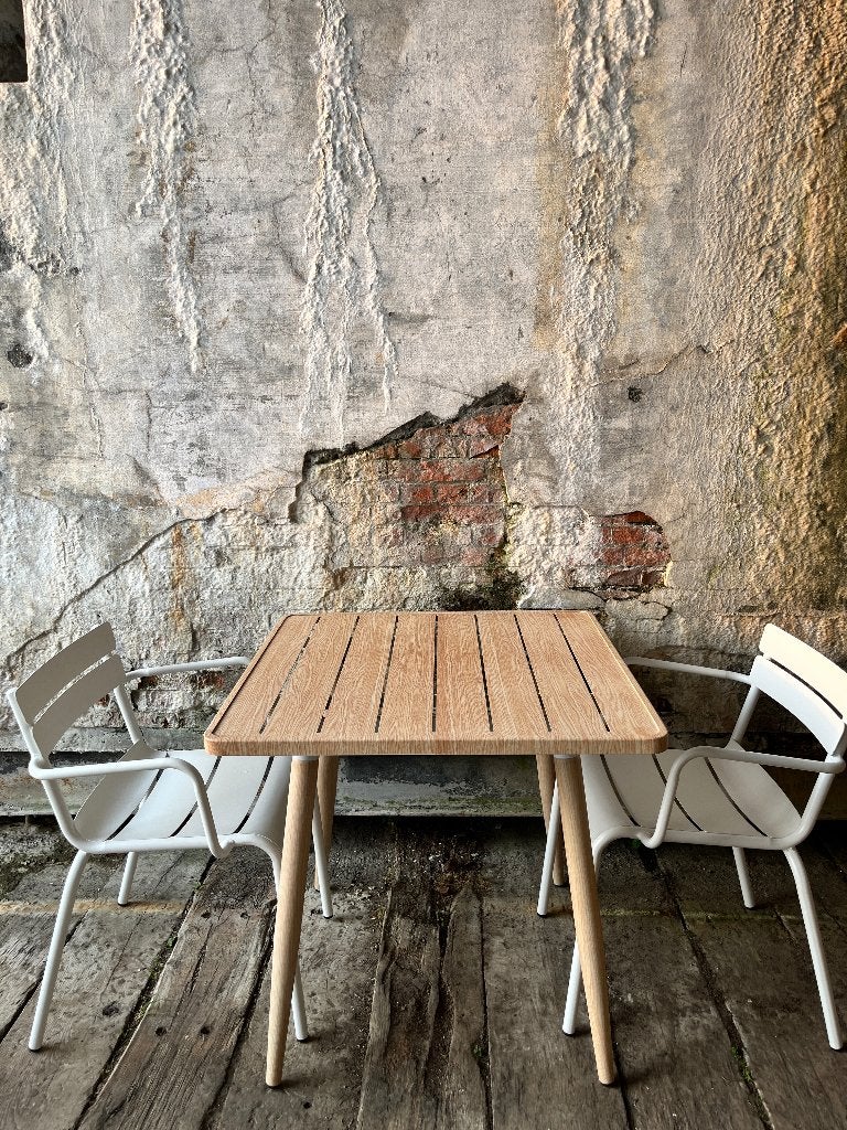 Table carrée Mikado (35 en stock), Neuf, Mikado Square tafel voor binnen- en buitengebruik, 50 à 100 cm, 50 à 100 cm
