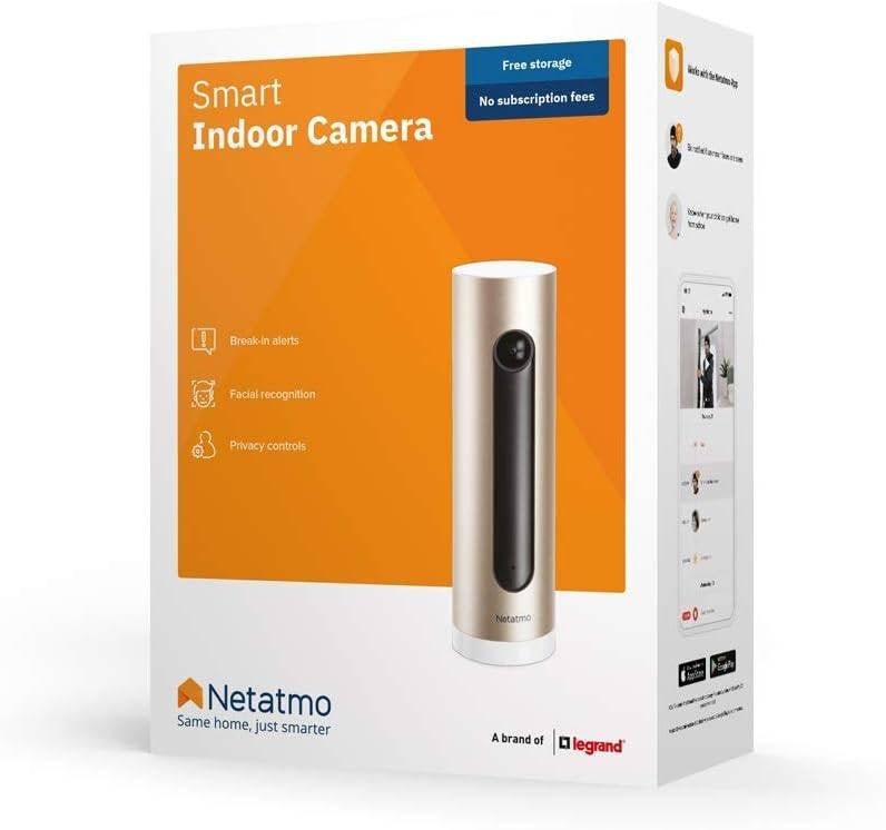 Netatmo Caméra Intérieure Intelligente - NSC01-EU, TV, Hi-fi & Vidéo, Enlèvement ou Envoi, Comme neuf, Caméra d'intérieur
