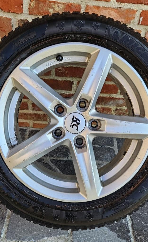 winterbanden +velgen, Auto-onderdelen, Banden en Velgen, Ophalen, Gebruikt, Velg(en), 16 inch